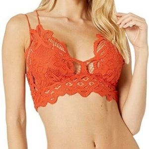 Free People Burnt Orange Adele Bralette